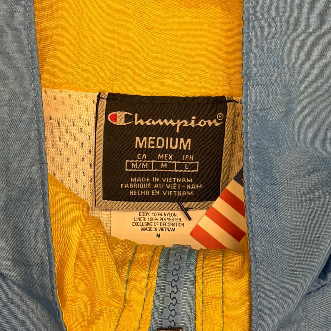 레어 90s 미국 빈티지 챔피언 바람막이 상품이미지4