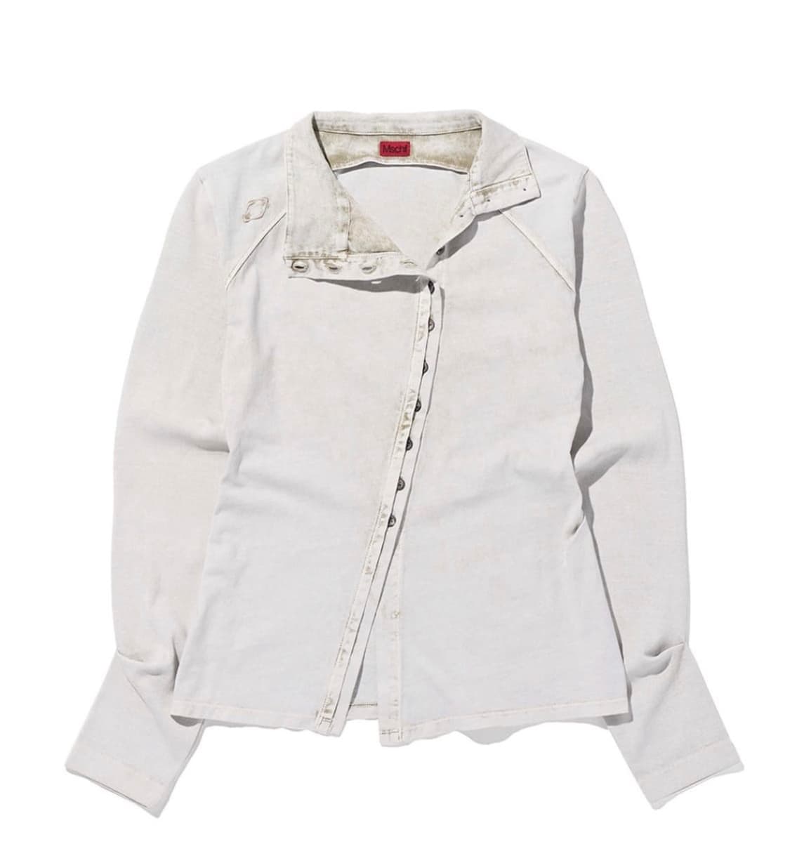 미스치프 워시드 저지 셔츠 라이트베이지 M 상품이미지1