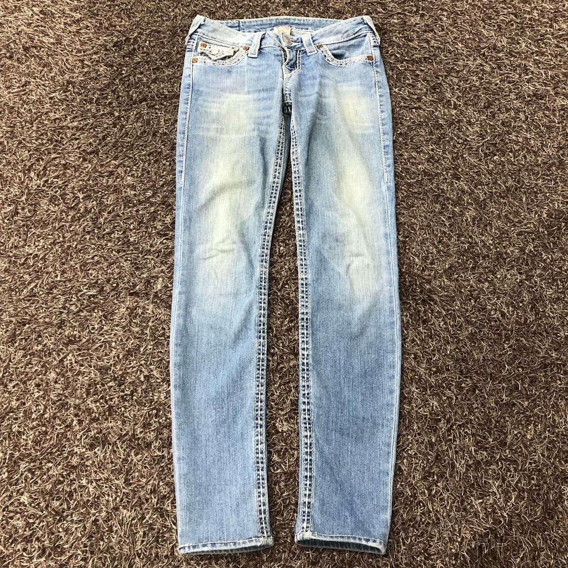 트루릴리전 스키니 워싱 데님 팬츠 상품이미지2