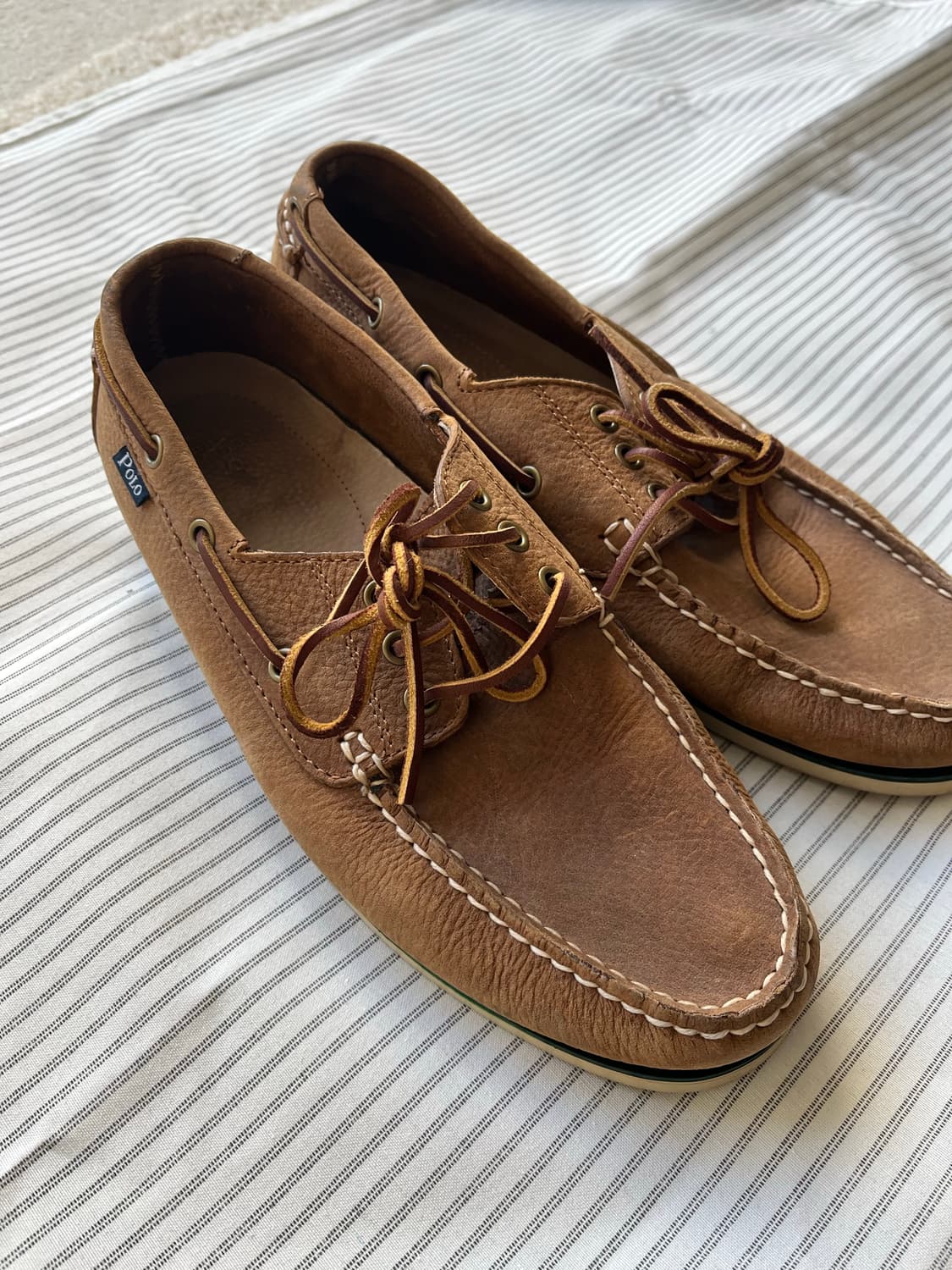 폴로 랄프 로렌 레더 보트슈즈 (265-270) 상품이미지4