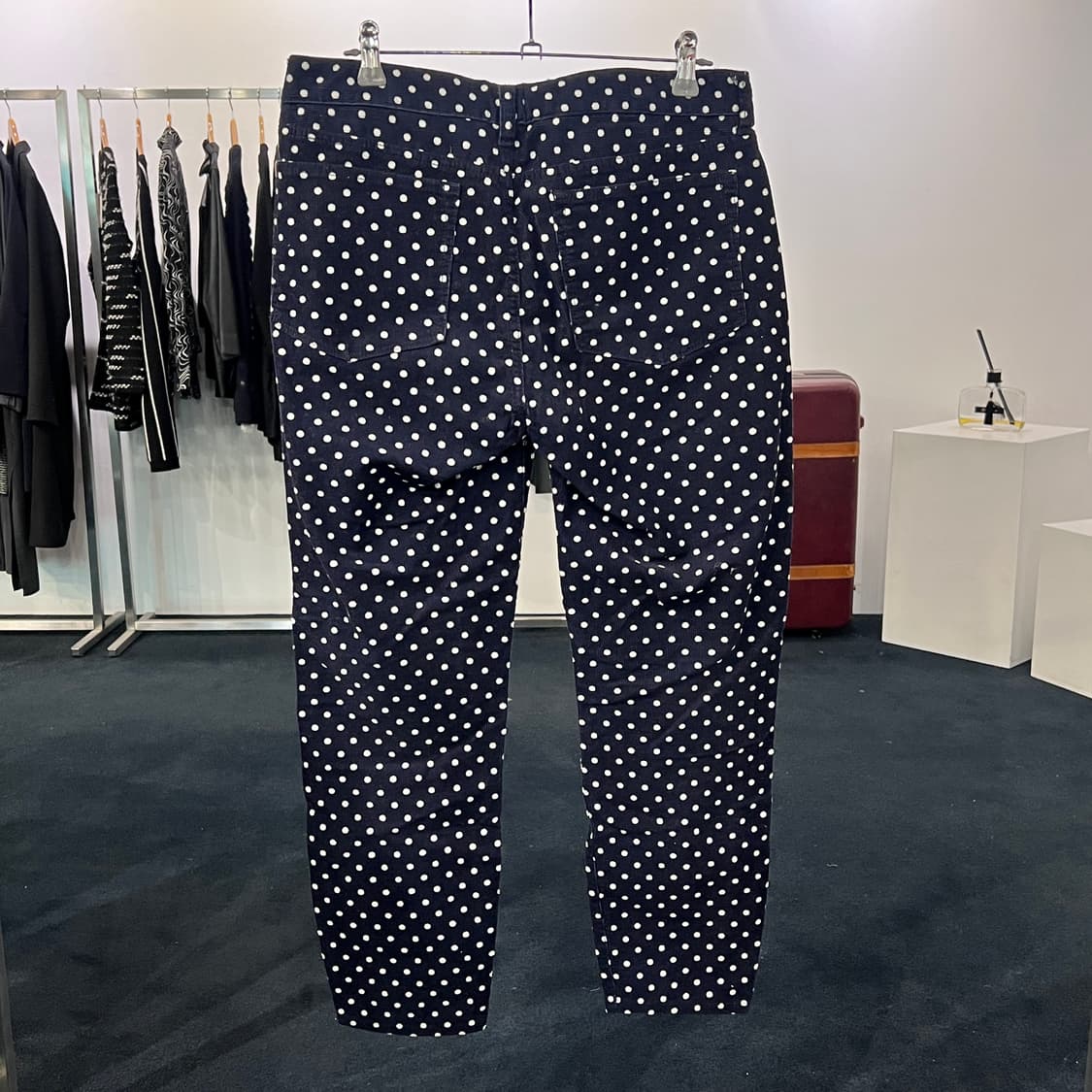 [31] 제이크루 폴카도트 코듀로이 팬츠 네이비  상품이미지2