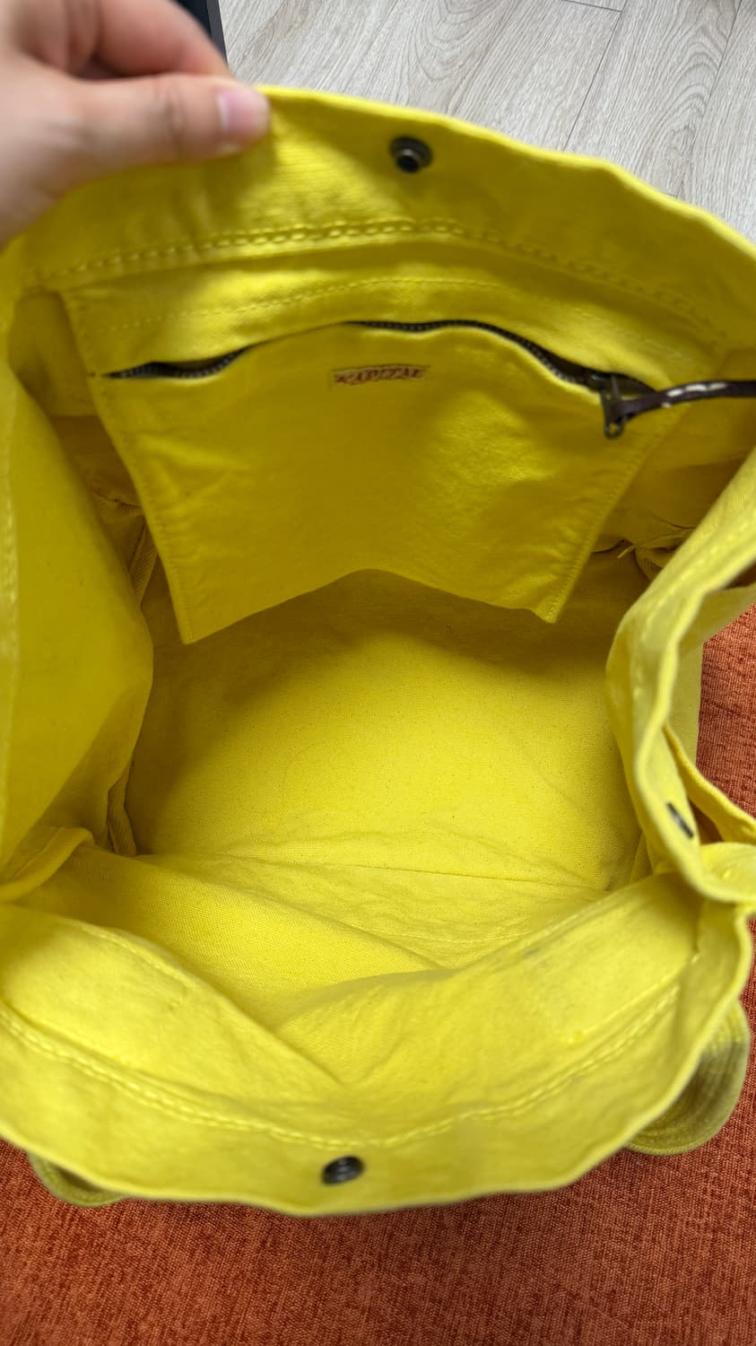 캐피탈 캔버스 스탠다드 토트백 옐로우 상품이미지5