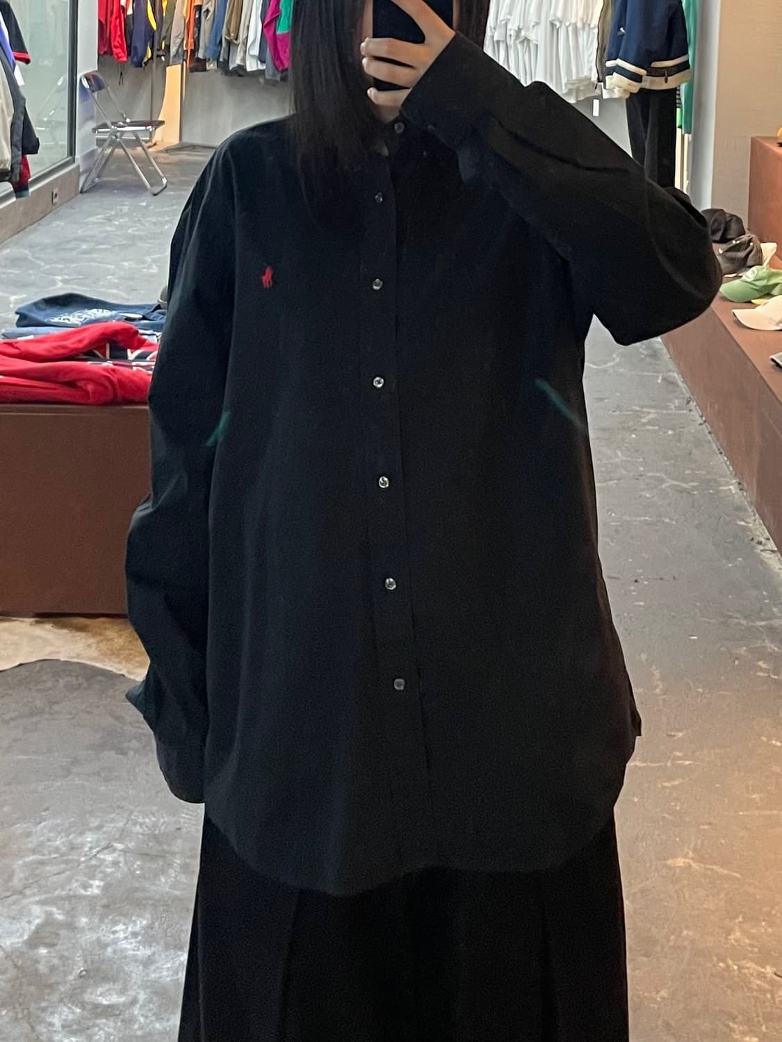 폴로 랄프로렌 블랙 셔츠 H2193 상품이미지1