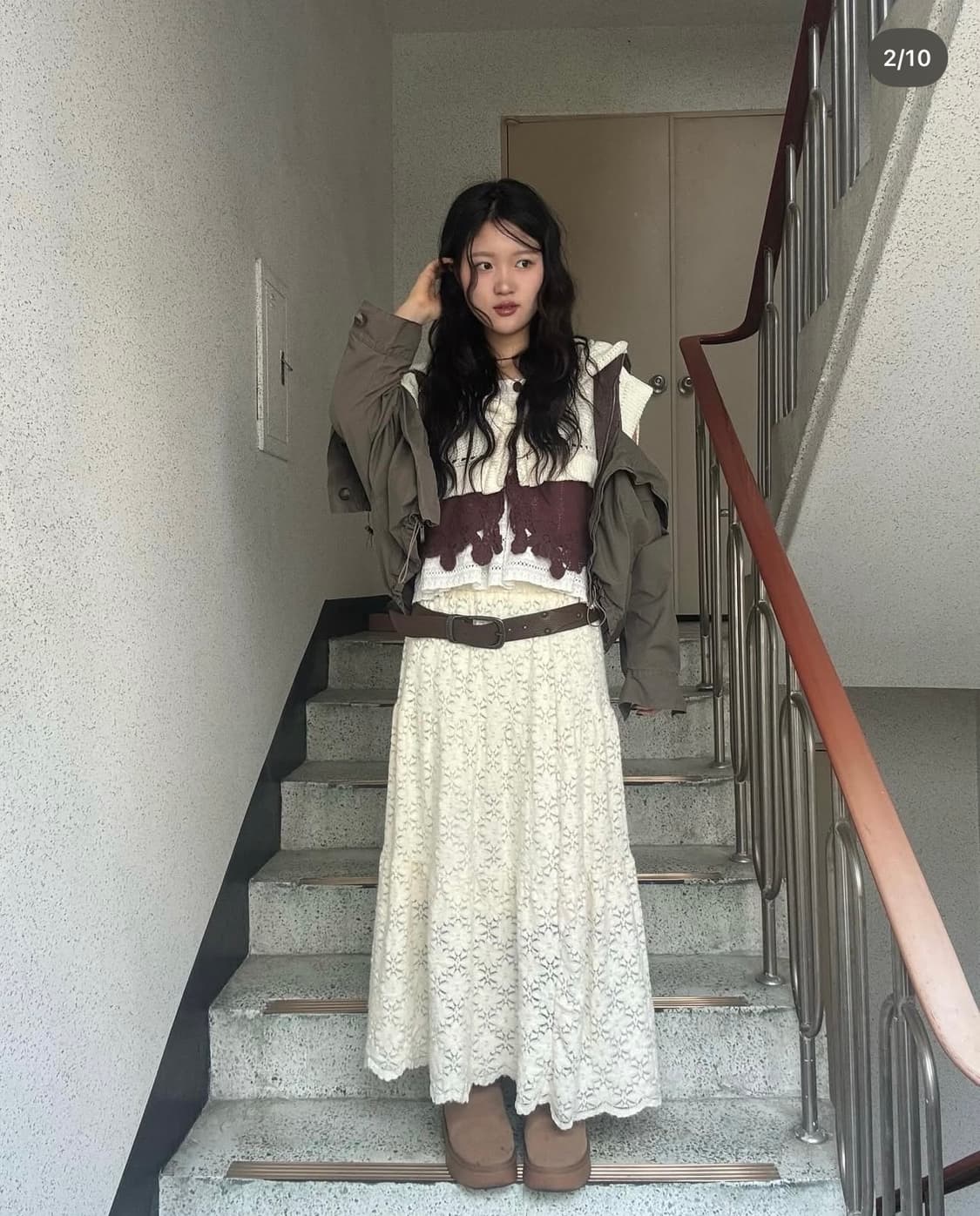 미라이클립 선가든파티 큐빈티지 코디셋 상품이미지1