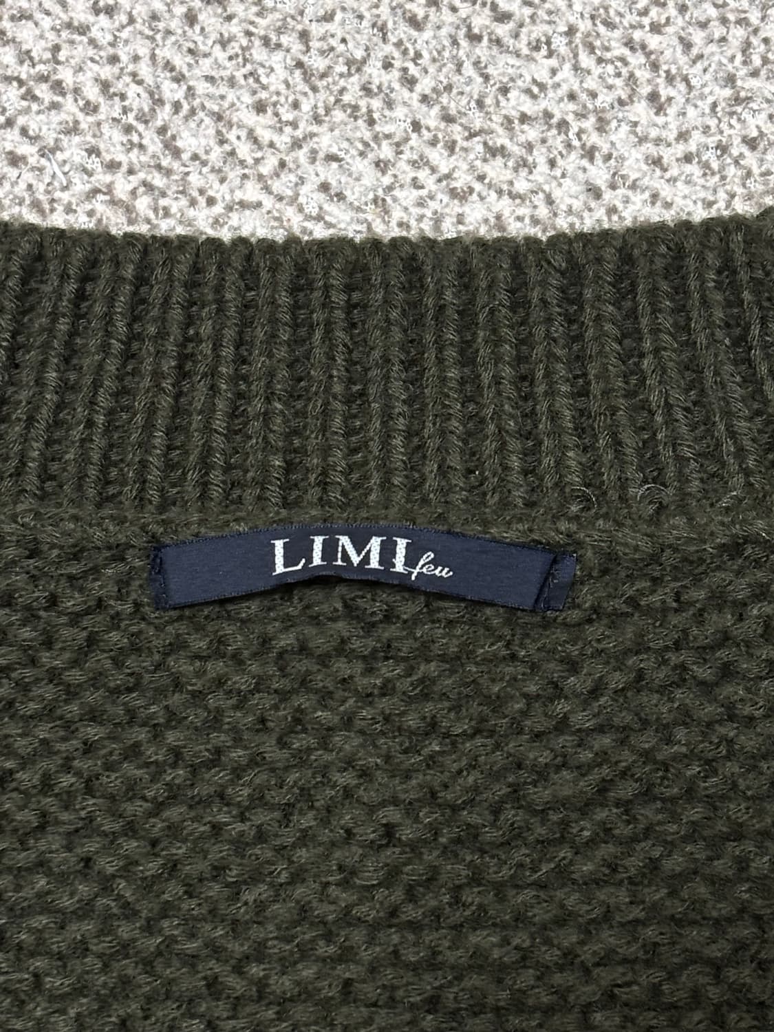 리미 푸 100% 울 롱 니트 상품이미지5