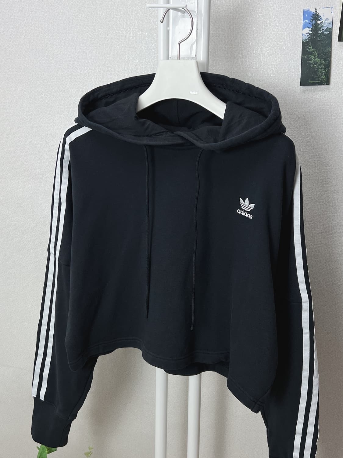 아디다스 크롭 후드티  상품이미지2