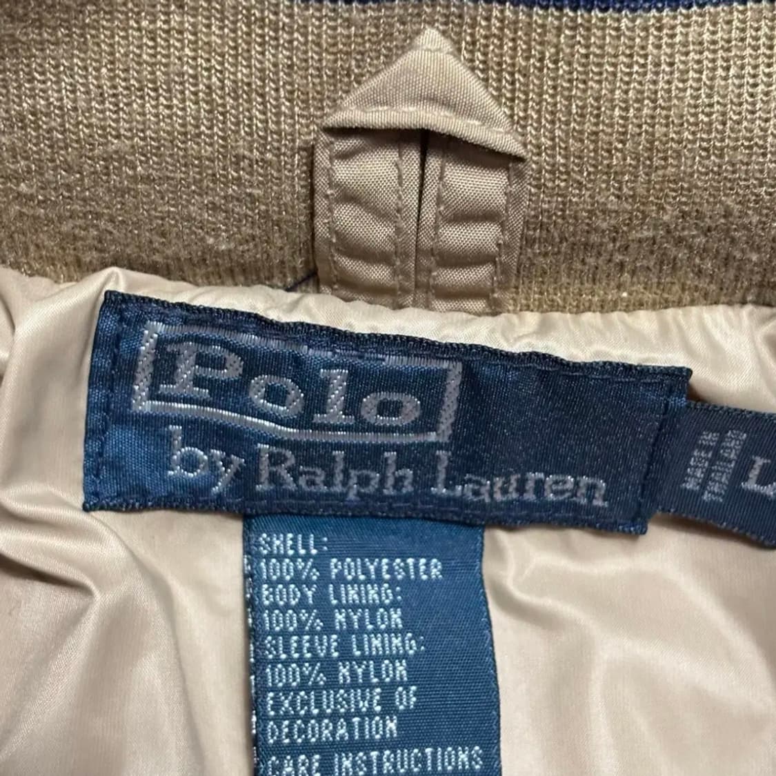 폴로랄프로렌 베이지 나일론 페리 자켓 상품이미지4