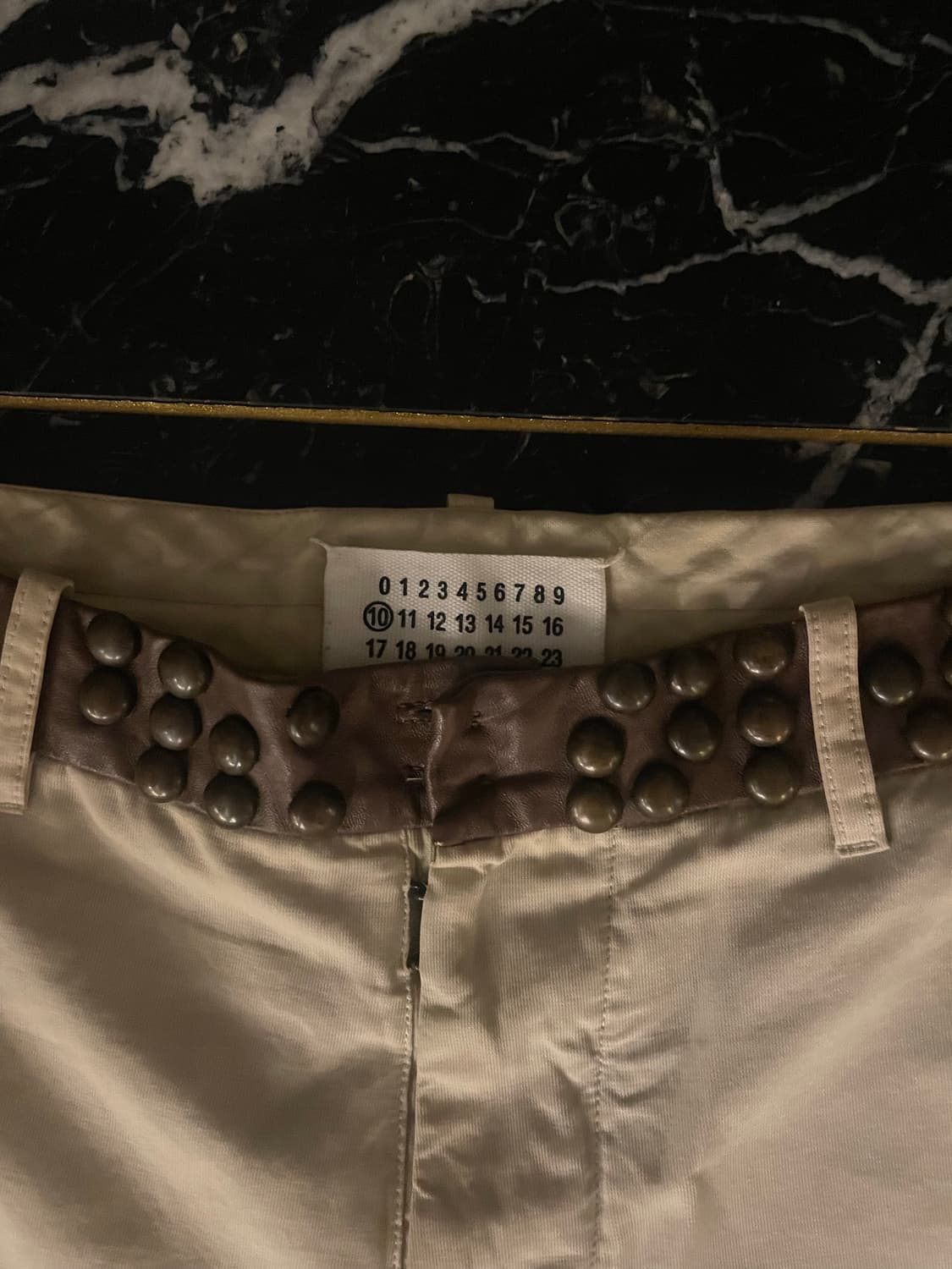 마르지엘라 07ss 레더 벨트 트라우저 상품이미지2