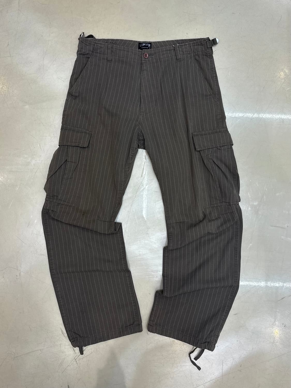 00s 스투시 스트라이프 카고 팬츠 상품이미지1