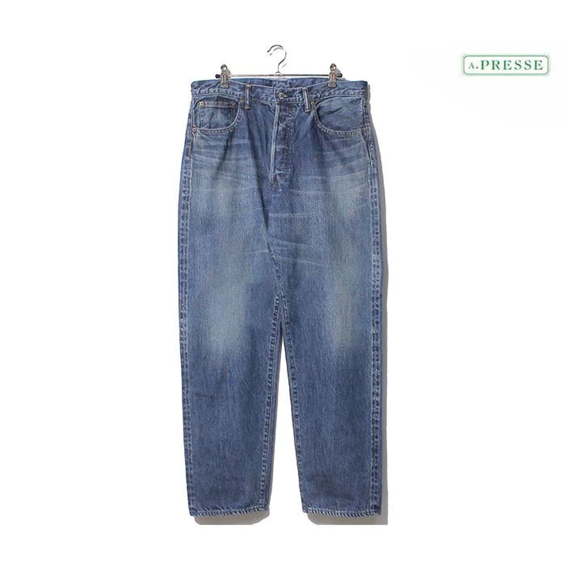 아프레쎄 a.presse washed denim 블리치 34/27 사이즈 상품이미지1