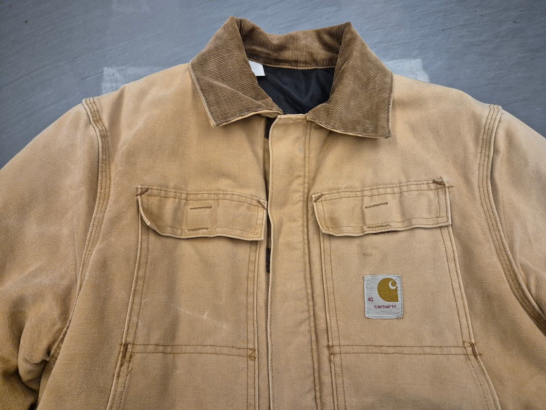 80s 칼하트 덕 캔버스 워크 자켓 상품이미지4