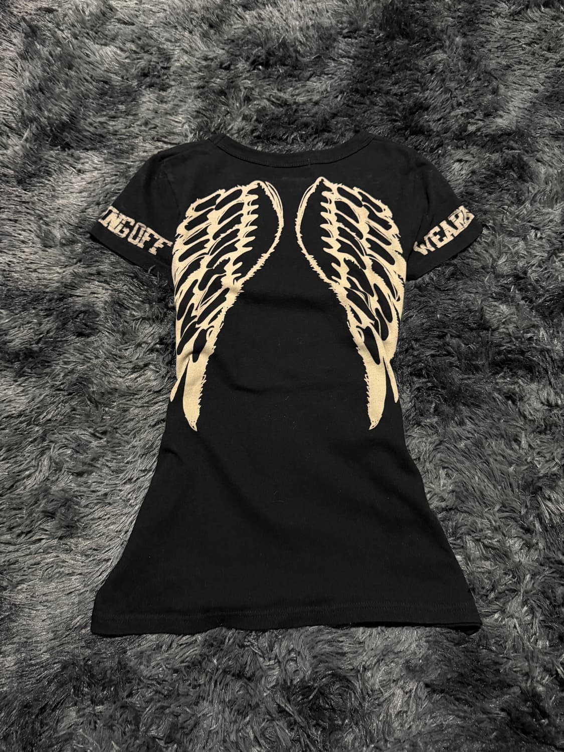 디그딥 레터링 등판 날개프린팅 반팔 상품이미지7