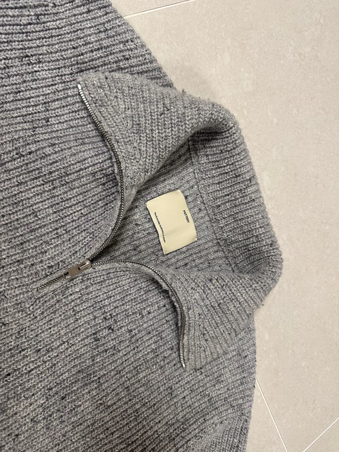 포터리 하프집업 니트 2size 상품이미지2