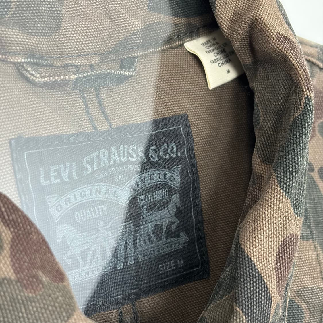 리바이스 카모 커버올 야상 자켓 상품이미지3