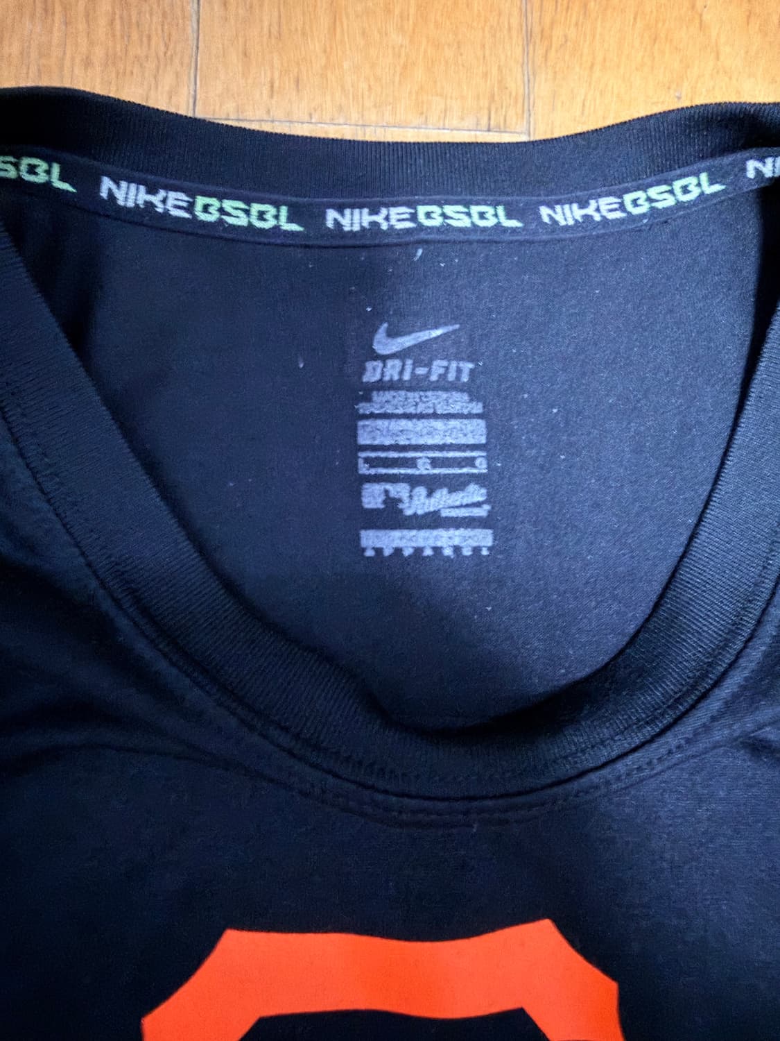 나이키 MLB 샌프란시스코 자이언츠 탱크탑 트레이닝 드라이핏 유니폼 L 상품이미지5