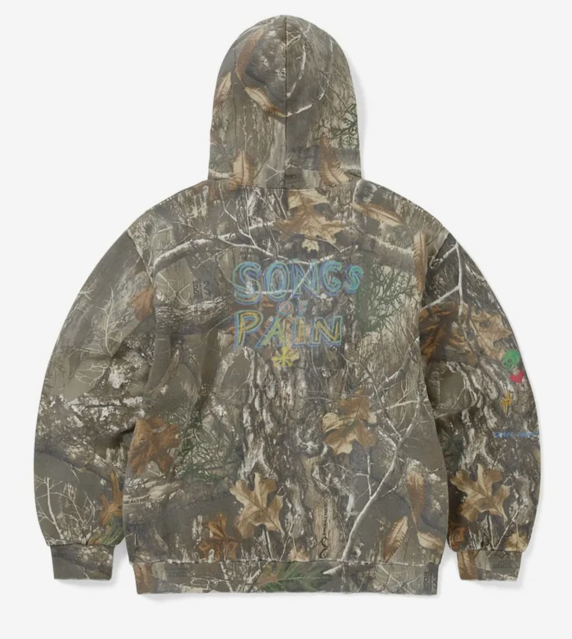 다니엘 존스턴 songs of pain 디스이즈네버댓 리얼트리 후드집업 상품이미지2