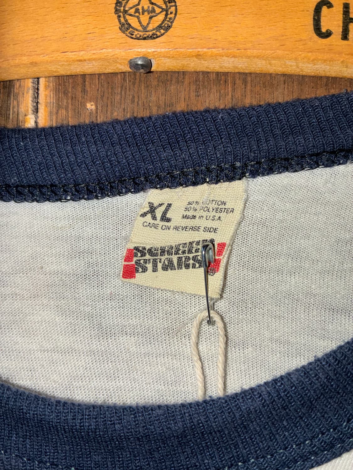 80s Michigan Running Raglan Tee USA 상품이미지2