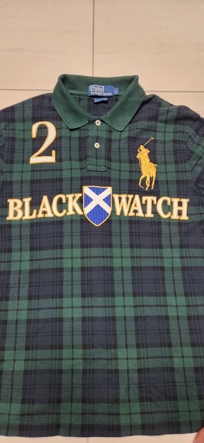 폴로 빅포니 골드 블랙워치 그린 채크 치프키프 pk L 상품이미지2