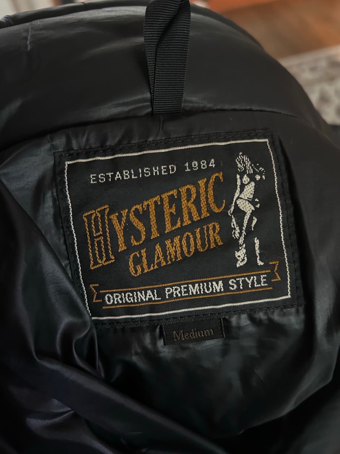 히스테릭글래머 아카이브 패딩 블랙 상품이미지3