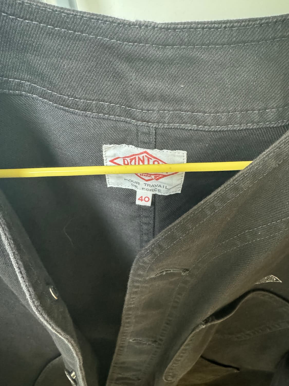 단톤 데님 카라리스 자켓 상품이미지2