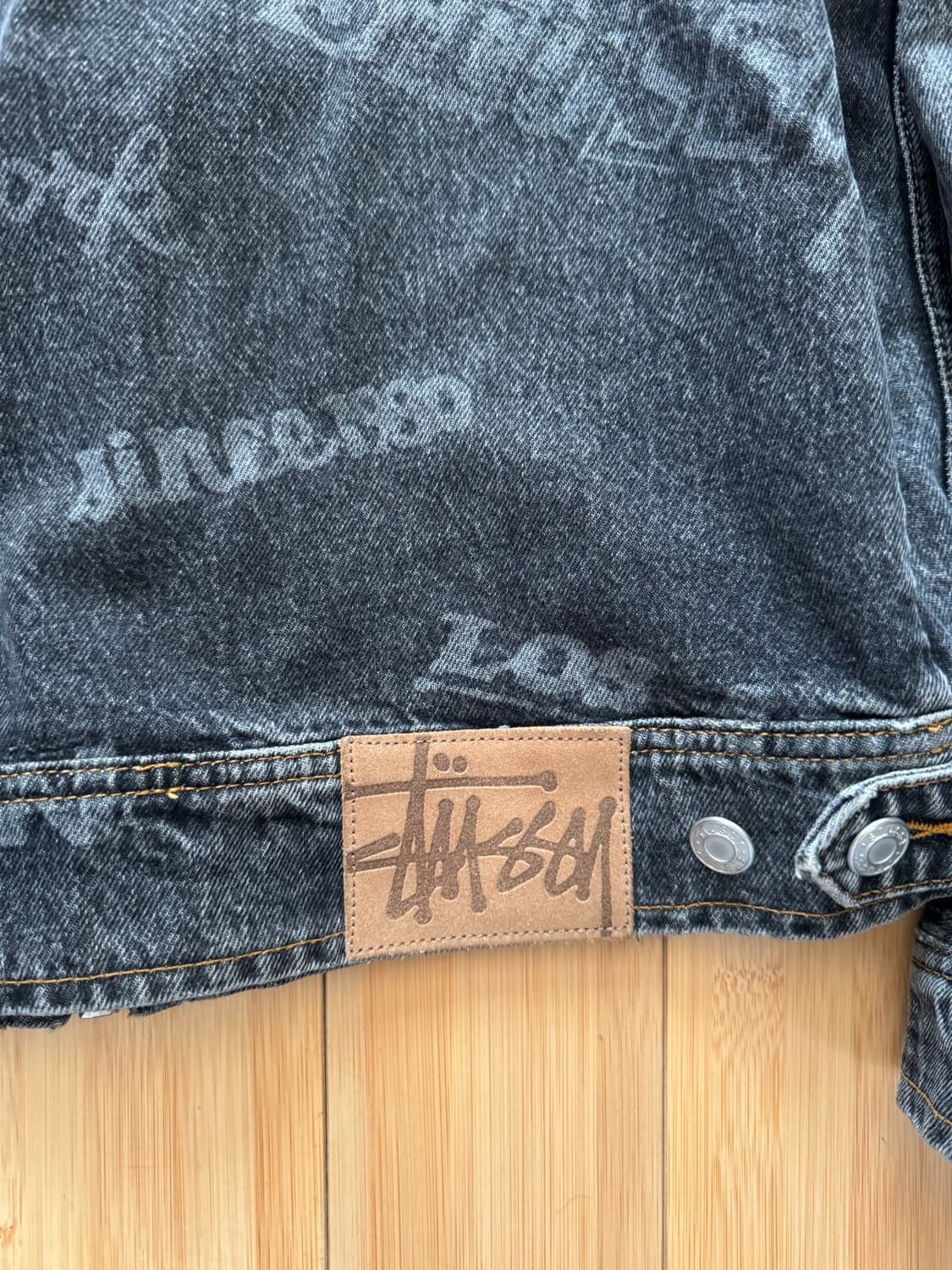 스투시 월드와이드 집 워크 자켓 블랙 상품이미지8