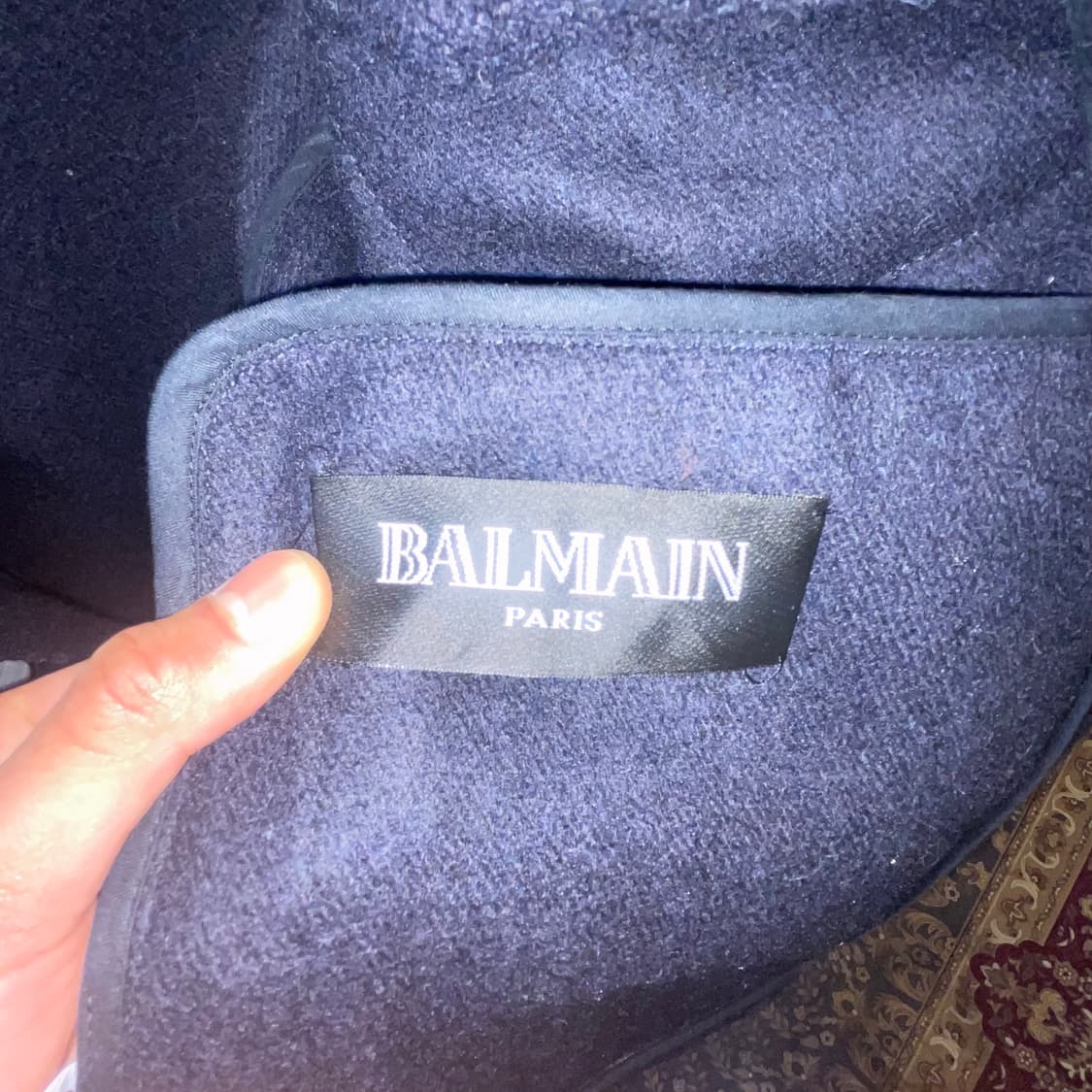 발망 올리비아 루스탱 16-17AW 나폴레옹 후드 코트 상품이미지6