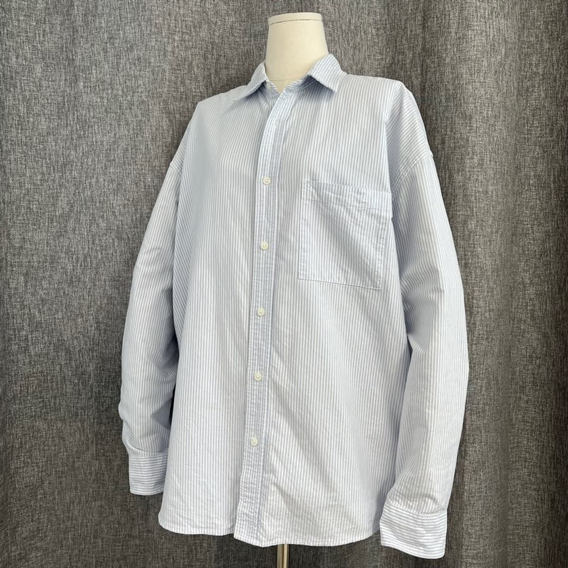 무신사스탠다드 스트라이프 셔츠/무탠다드/#3587 상품이미지2