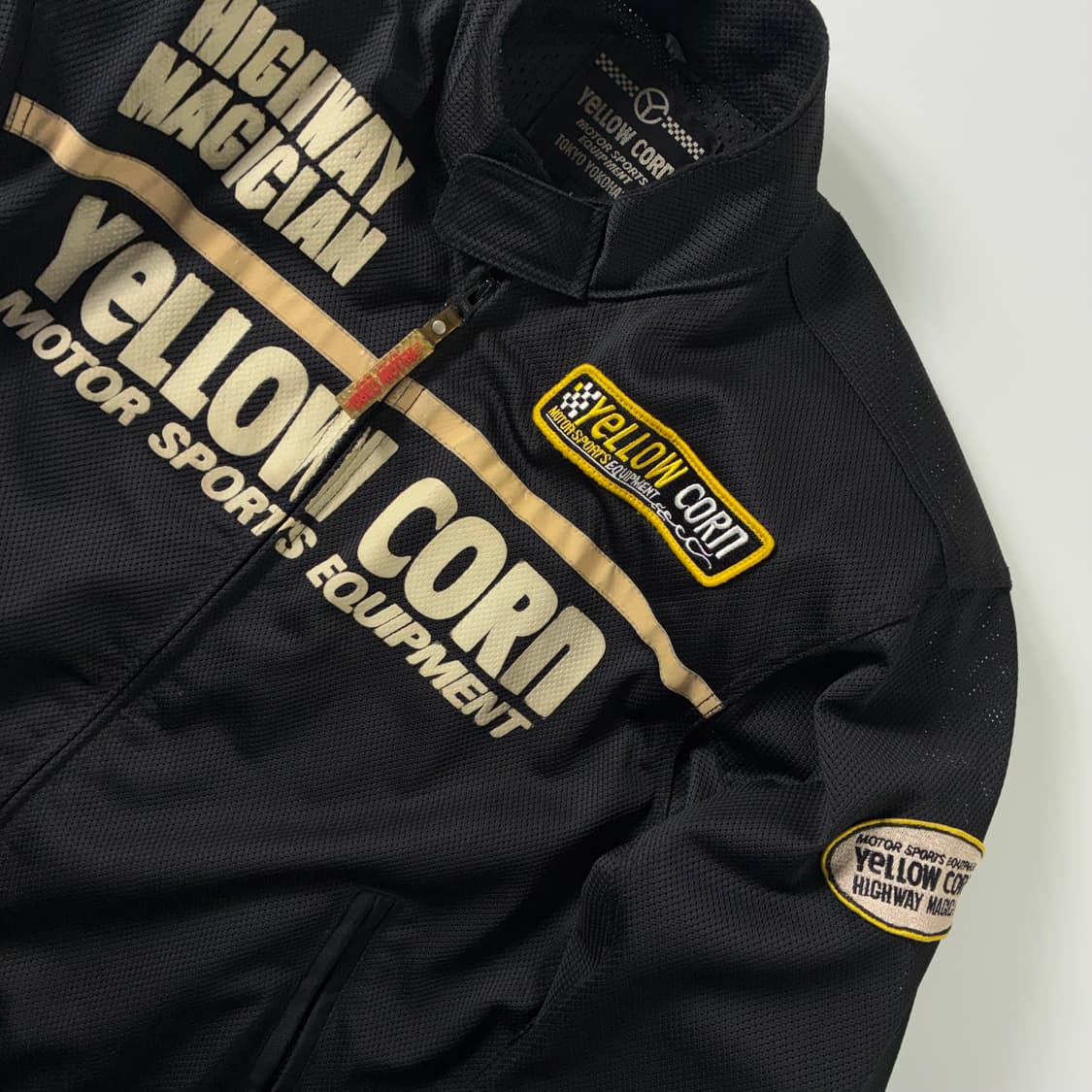 Yellow corn  옐로우 콘 네오프렌 다이버 레이싱 메쉬 자켓  상품이미지3