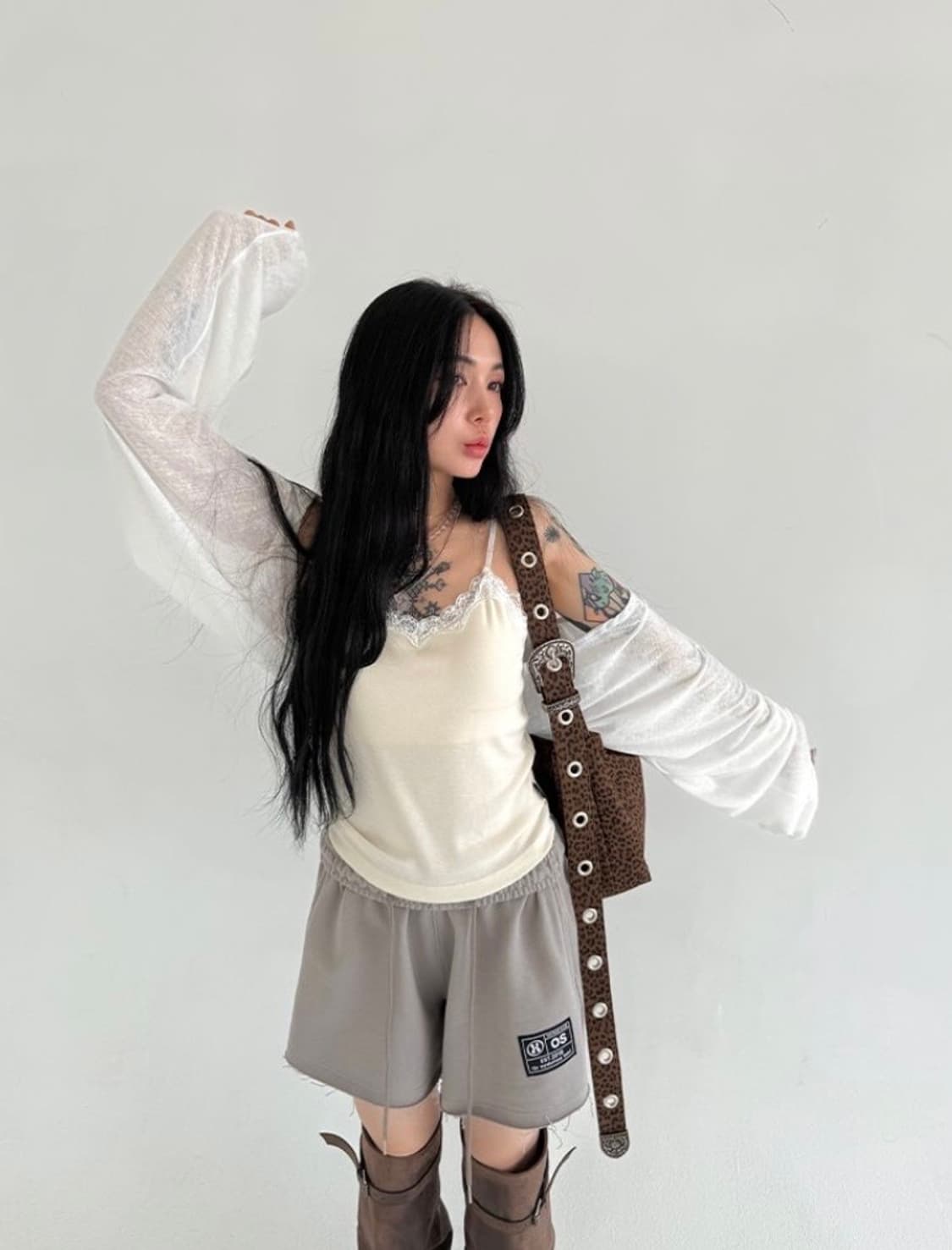 더미스테리어스호텔 셔링 볼레로 상품이미지3