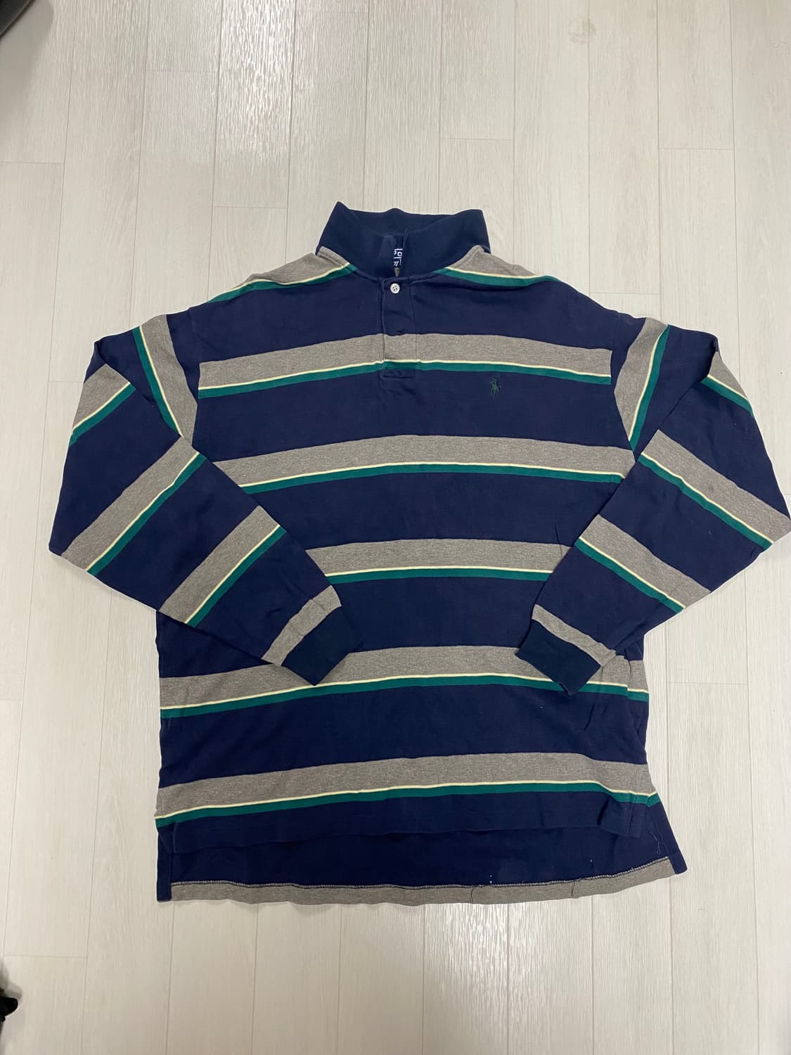 폴로 스트라이프 긴팔티 상품이미지1