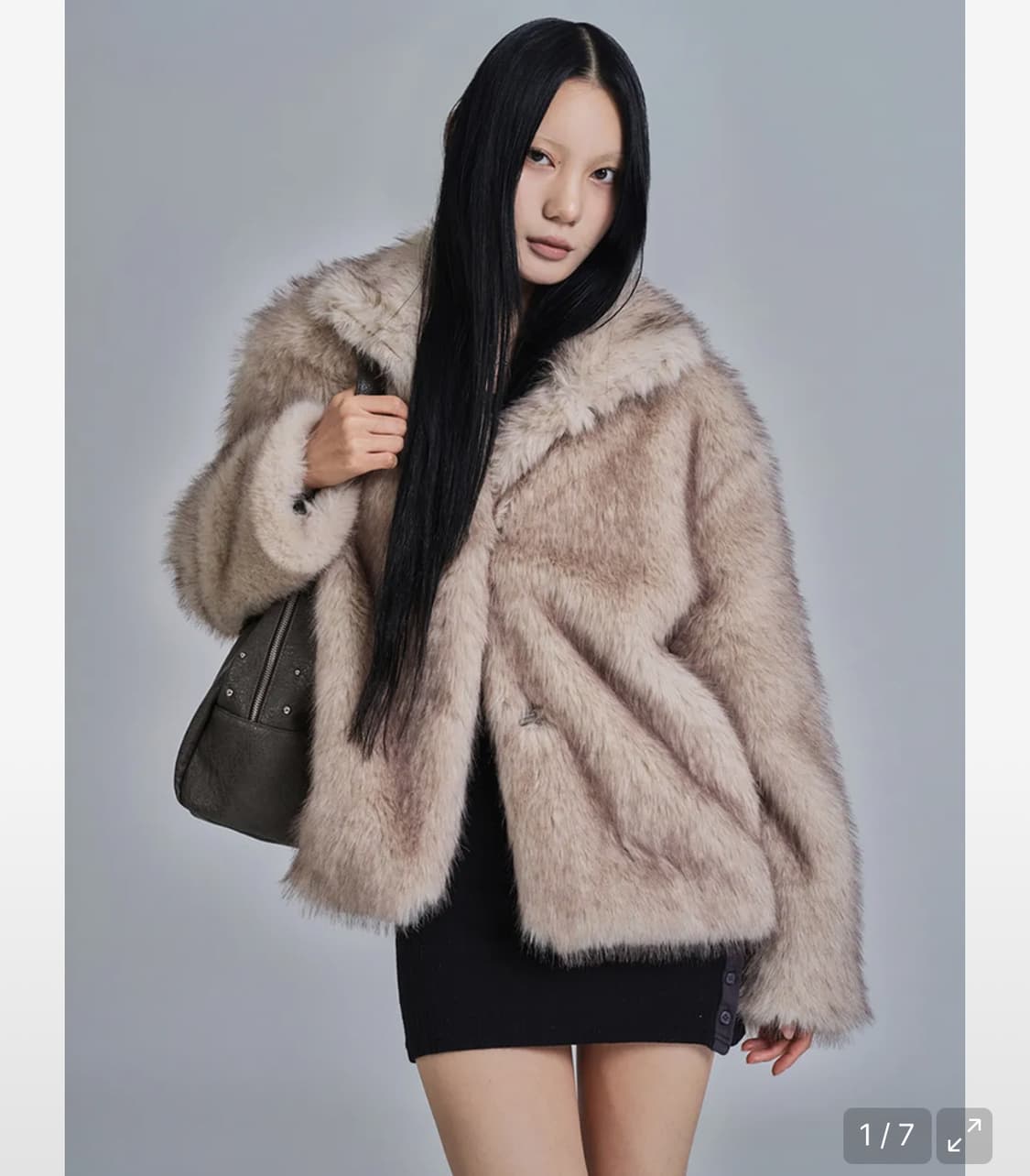 애즈온 비비 퍼자켓 아이보리 상품이미지1