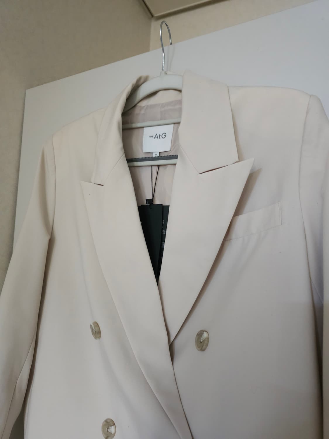 새상품)더엣지 크롭 더블자켓 상품이미지2