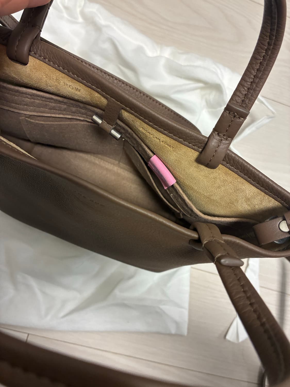 더로우 파크토트 스몰 다크올리브 상품이미지2