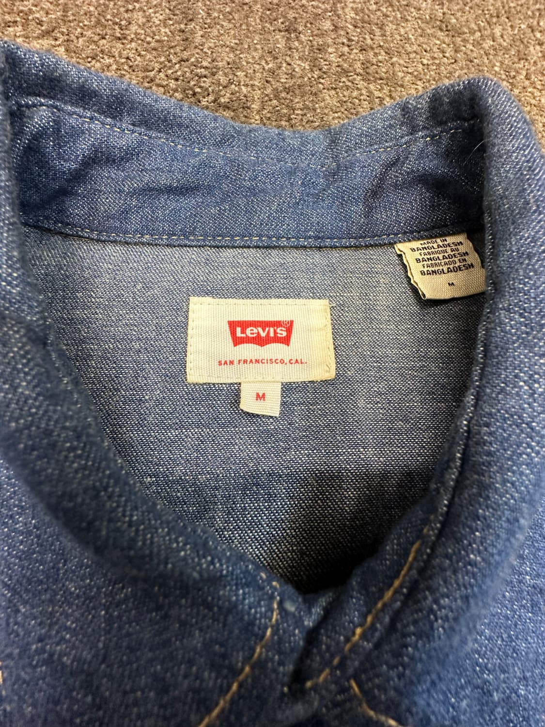 리바이스 데님 웨스턴 셔츠 상품이미지3