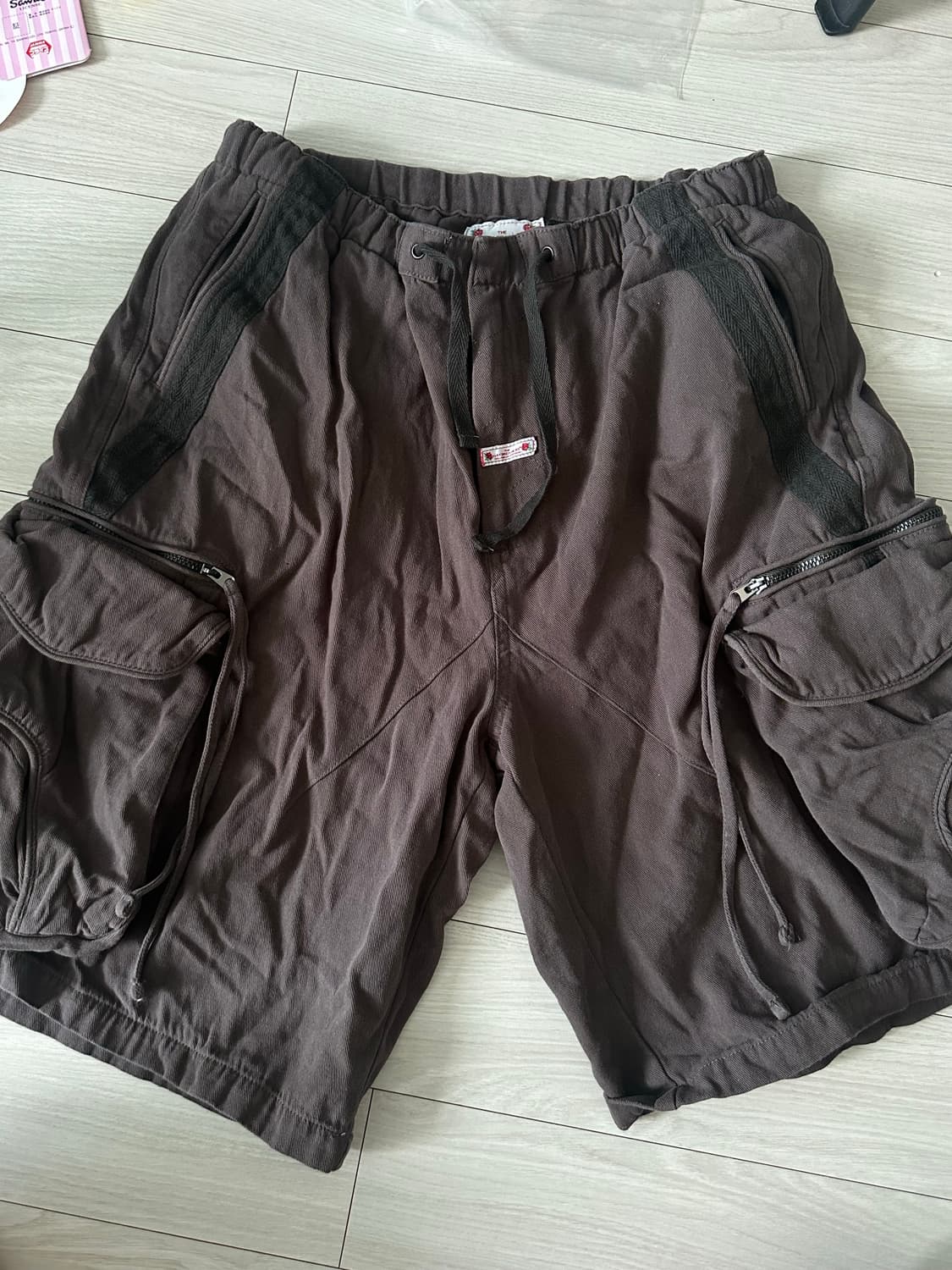 스컬프터 Twill Cargo Half Pants Charcoal 상품이미지4