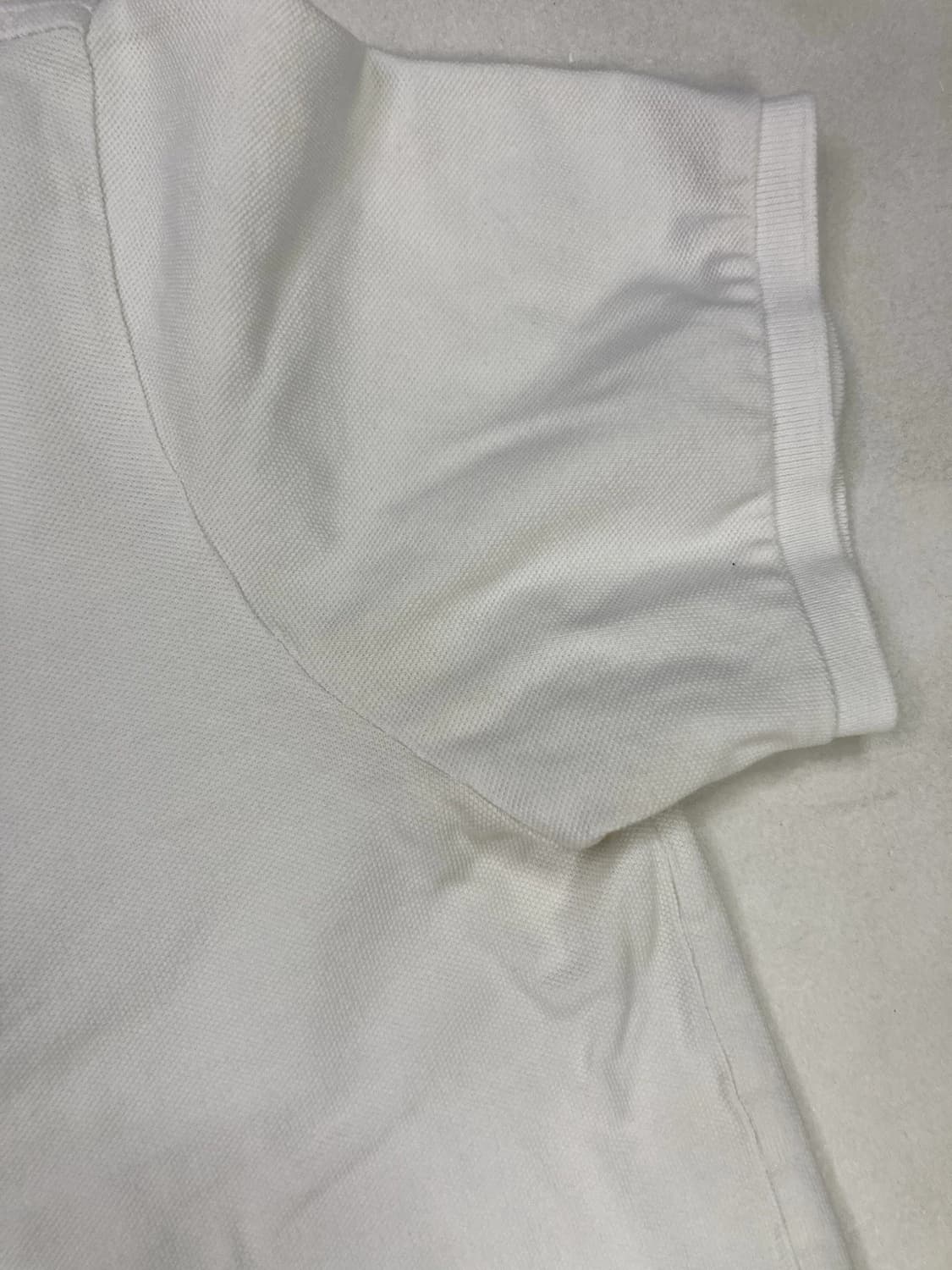 폴로 랄프로렌 빅포니 메시 카라티 화이트 블랙 상품이미지8