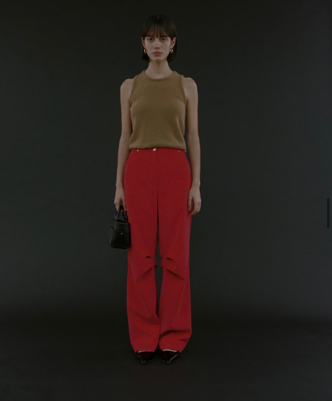 ethos 에토스 CORDUROY PANTS 코듀로이 팬츠 바지 레드 S 상품이미지4