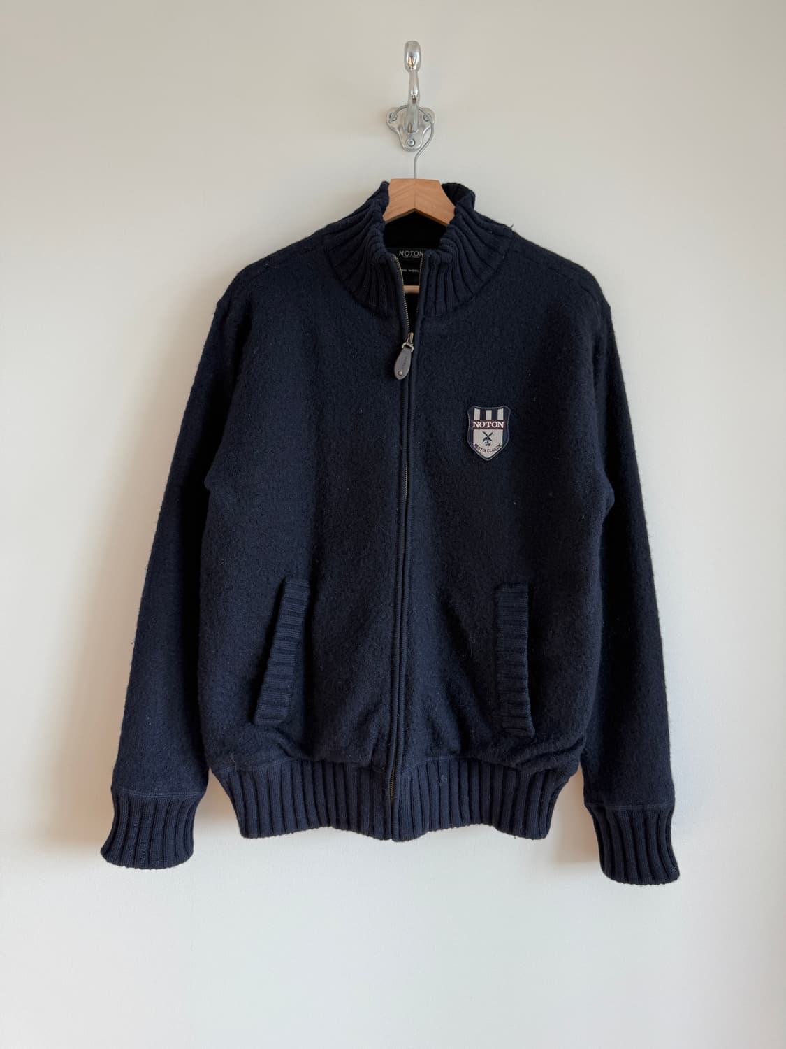 노튼(NOTON) 집업 울 니트 상품이미지1