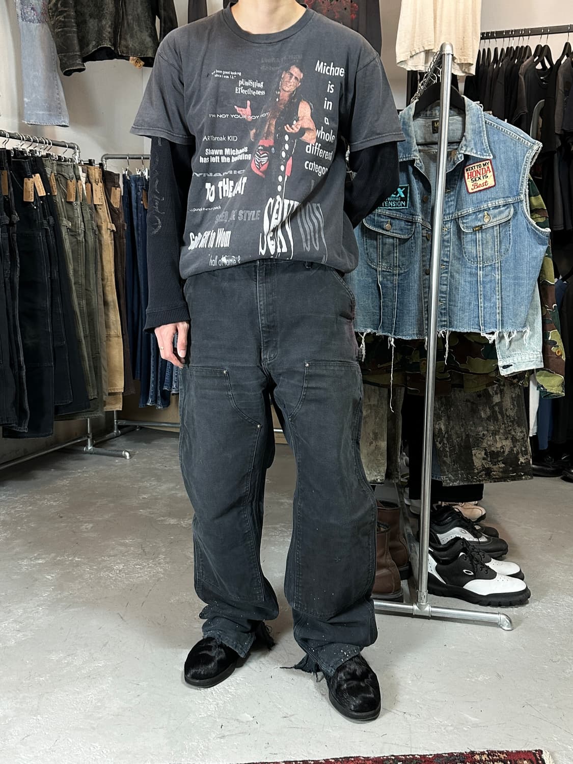 OG USA Made 칼하트 B01 더블니 팬츠 칼하트 썩블니 상품이미지4