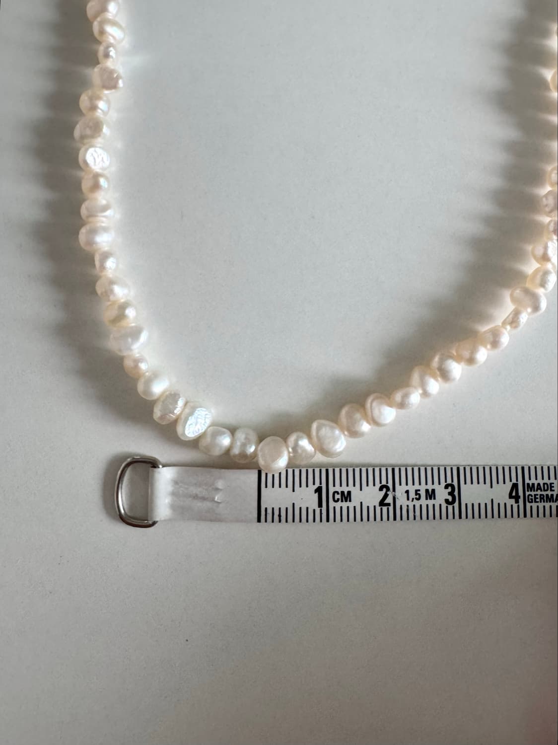핸드메이드 담수 진주 목걸이 (3-4mm) 상품이미지2