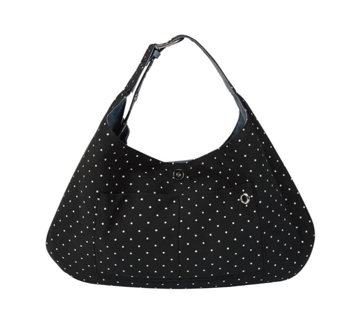 레터리 버클 리버시블 숄더백 블루 상품이미지4