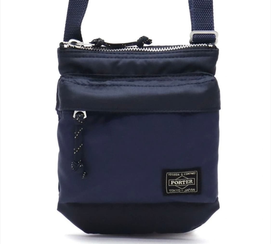 포터 숄더 파우치 크로스백 네이비 상품이미지1