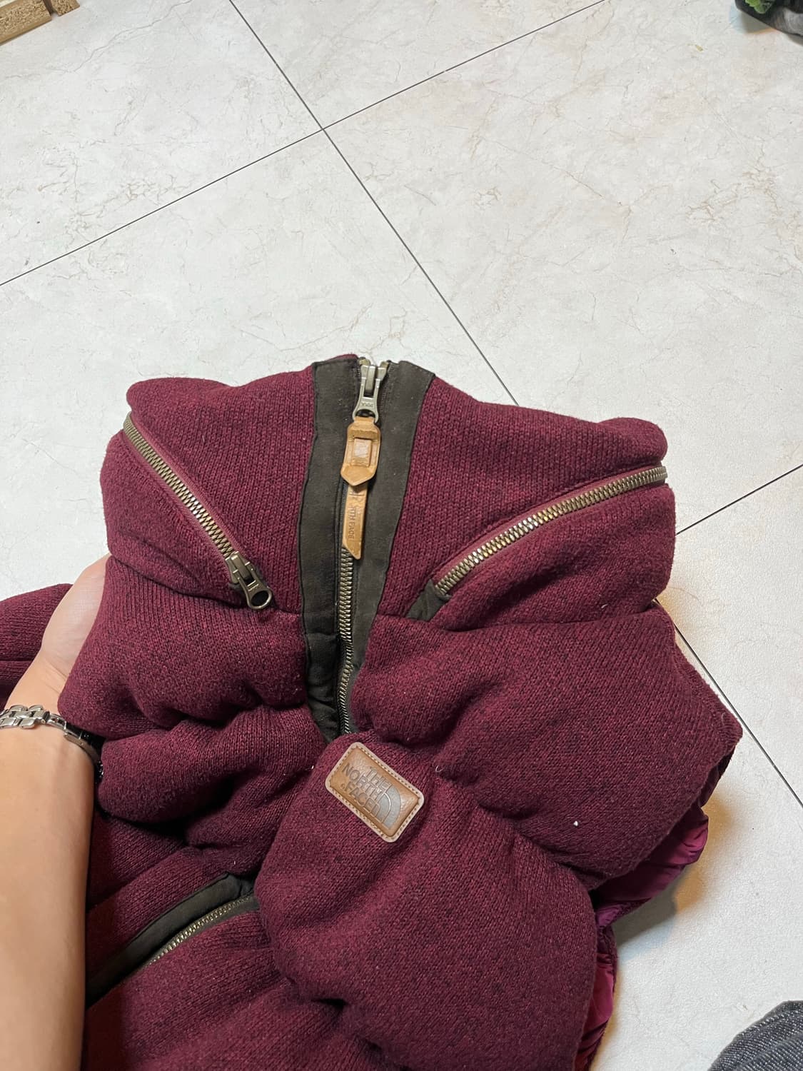 노스페이스 구스다운 퍼프 패딩 베스트 XL 상품이미지5