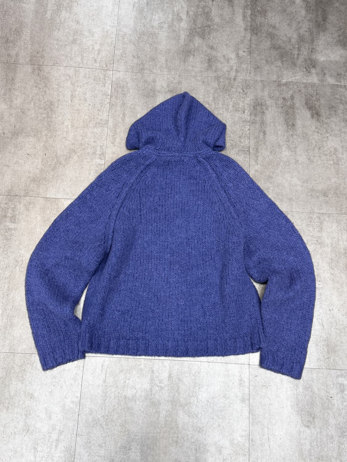 스투시 알파카 울 청키 니트 집업 상품이미지4