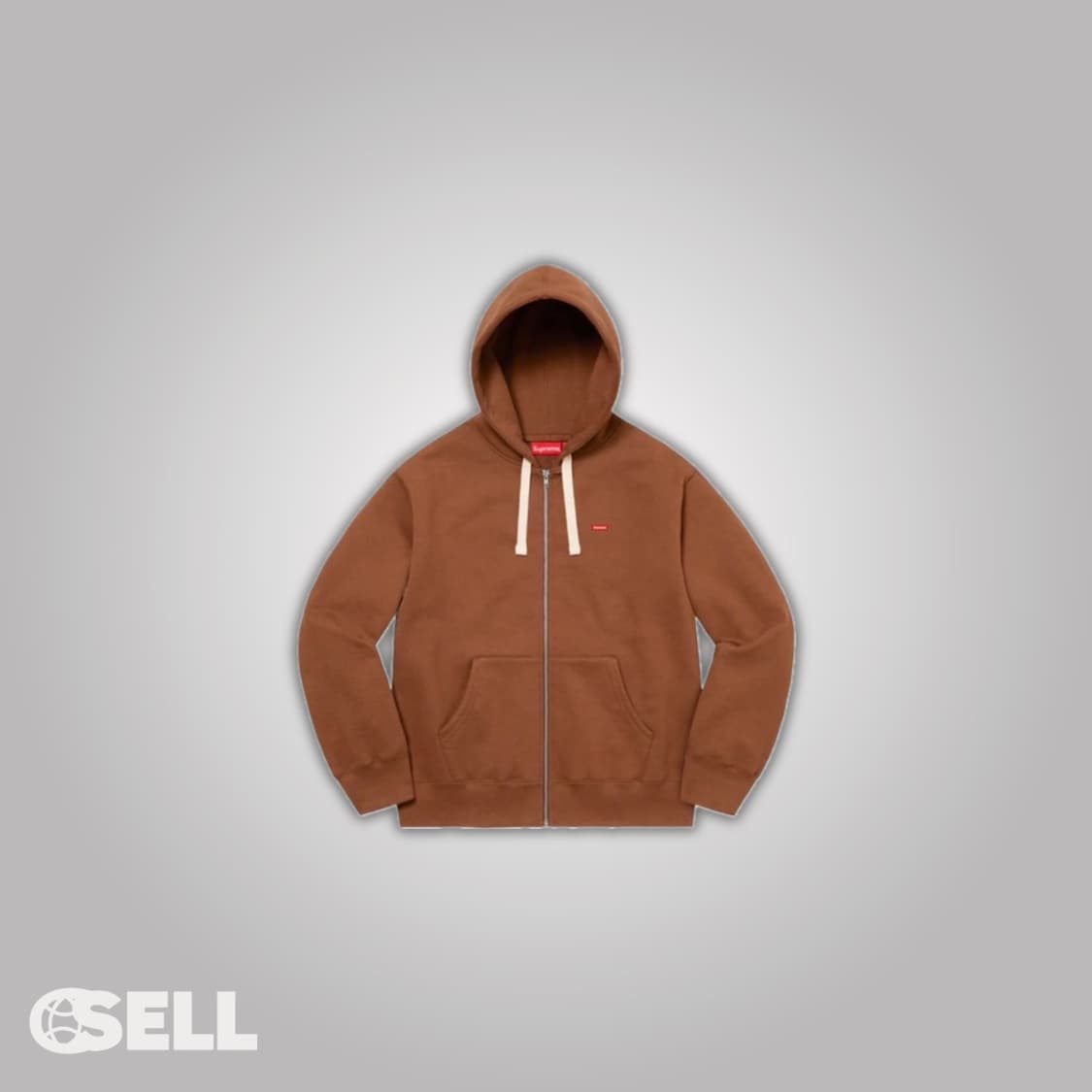 슈프림 브라운 후드집업 상품이미지1