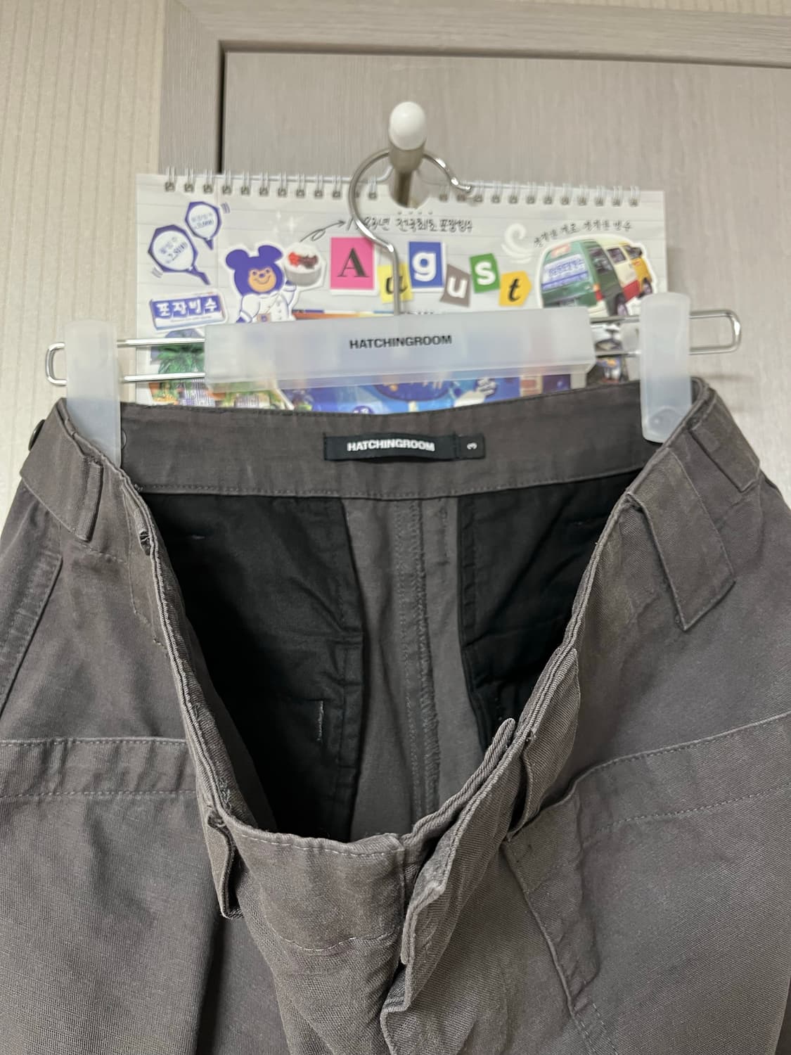 VTG Star Fatigue Pants Washed Charcoal 상품이미지4