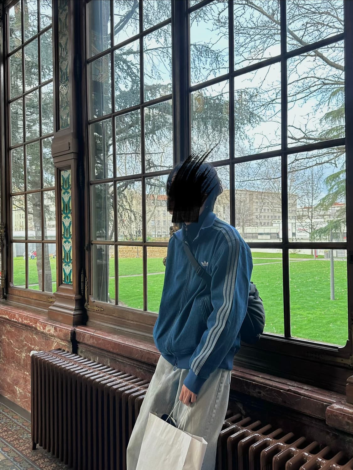 아디다스 데님 파이어버드 집업 상품이미지1