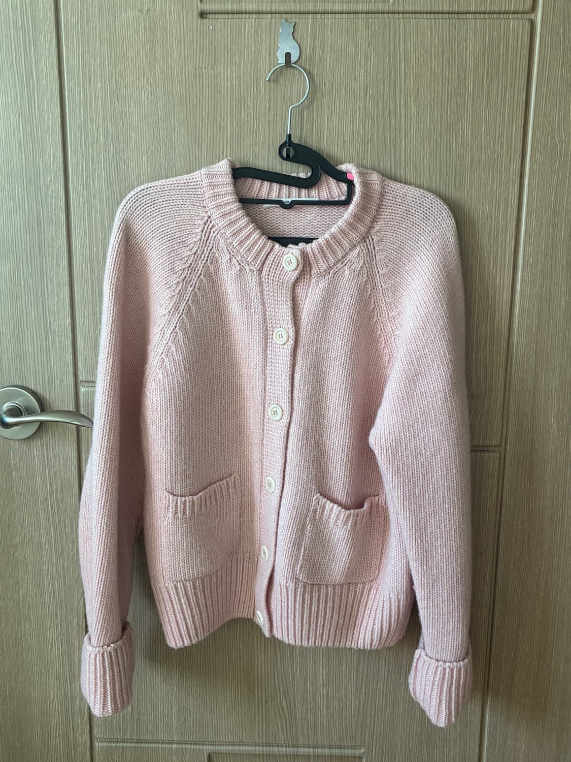 도톰 니트 가디건 상품이미지1