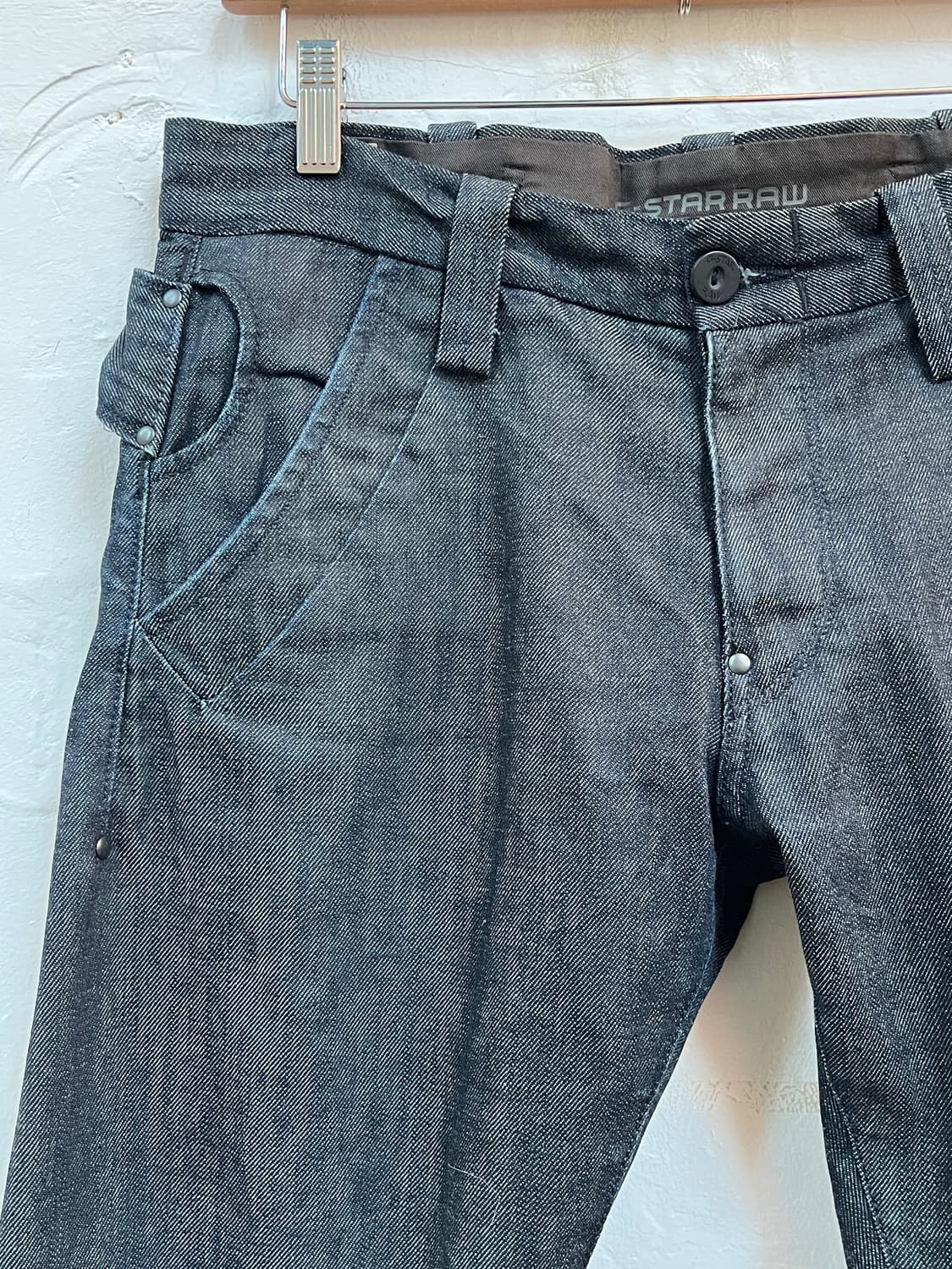 G-star Raw 더블 신치 벨트 크롭 데님진 32x30 상품이미지3