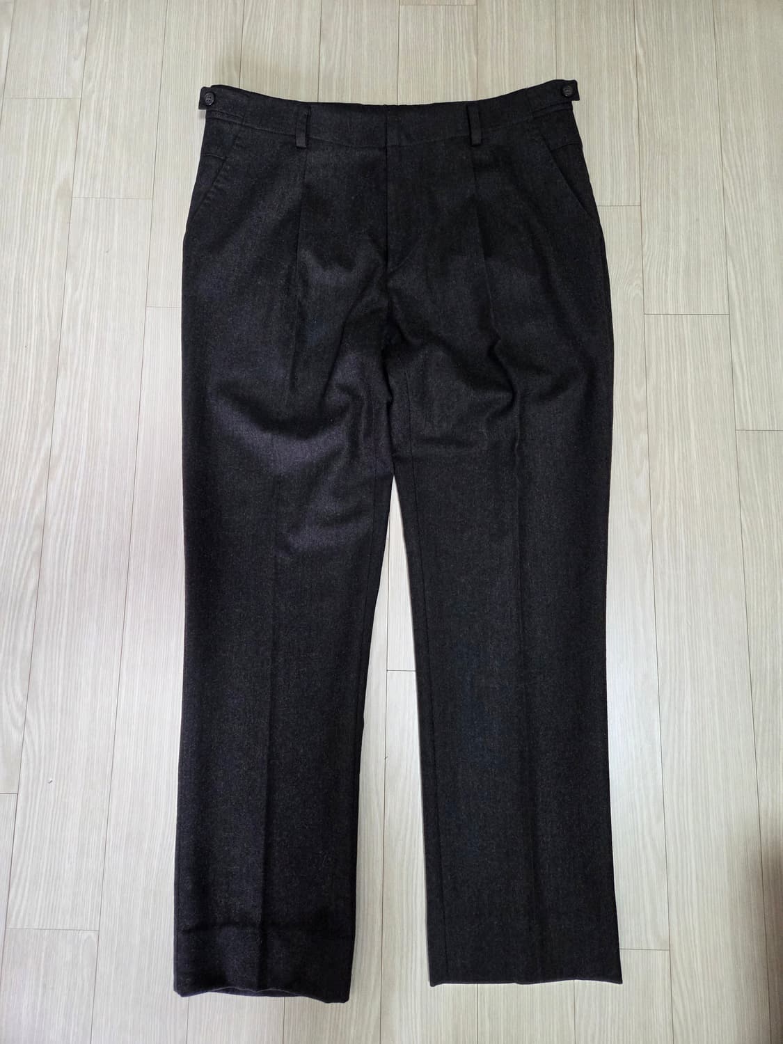 솔리드옴므 모직 슬랙스 상품이미지1